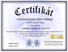 Certifikát Svetovej Iridológie